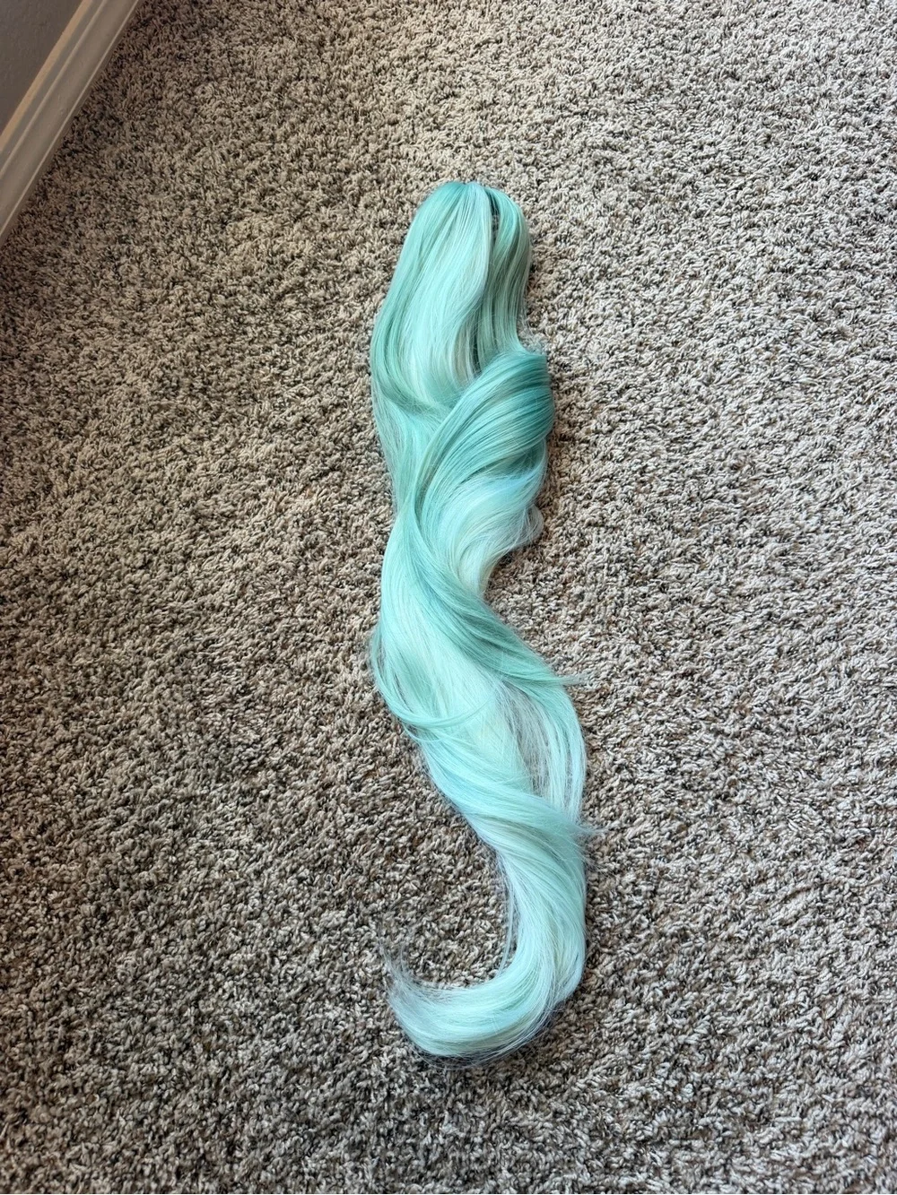 Mint Green Clip-In Hair Extension - Women Hair